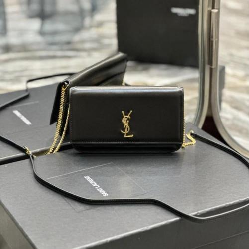 Cassandre Phone Holder with Strap in Smooth Leathe...