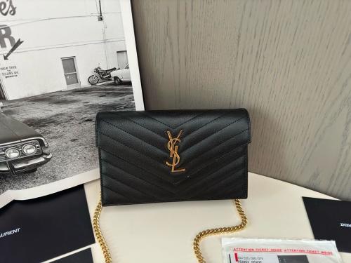 YSL Cassandre envelope chain wallet