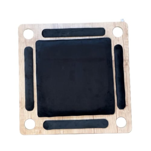 طاولة بلوت خشبي مربع ساده + جكارو هدية