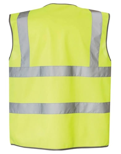 سترة كات عالية الوضوح بسحاب - CAT-HI-VIS ZIP VEST