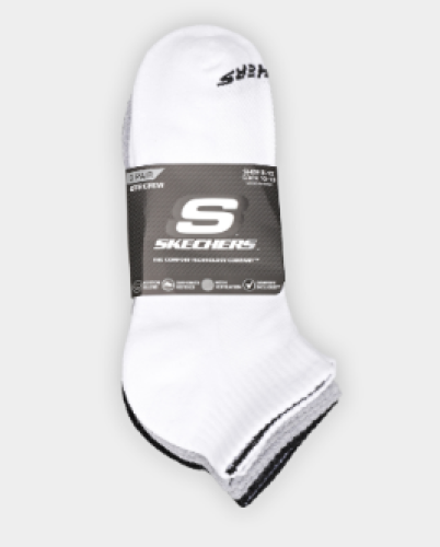 جوارب سكيتشرز للجنسين - عبوة من 3 قطع