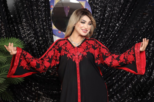 جلابية استقبال حريمي قطنية