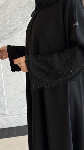 عباية لولوة أسود