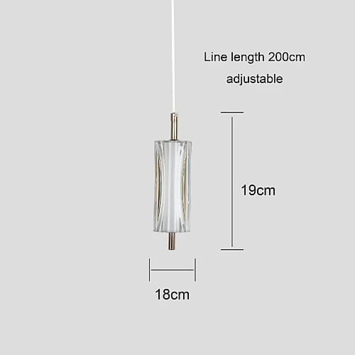 علاقي مفرد مودرن ذهبي+3اضاءات 12W