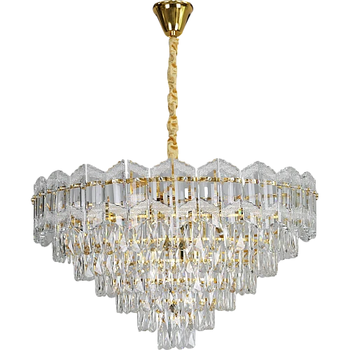 نجف مودرن ذهبي قطعتين E14*15L