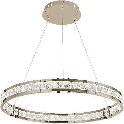 نجف مودرن ذهبي+3اضاءات 60W