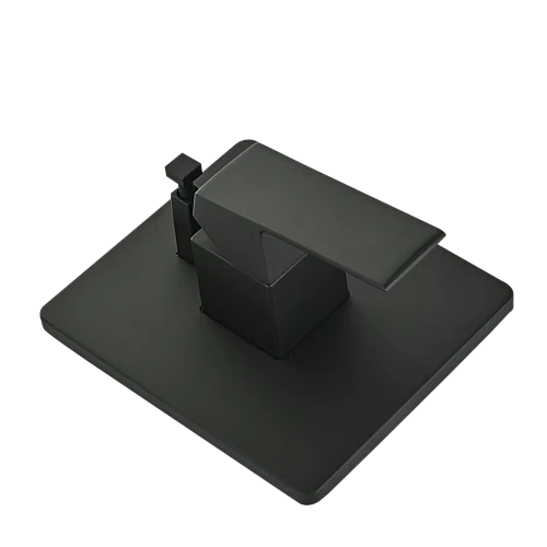 وجه مخفي زنك+ستانلس ستيل304 مربع خطين اسود