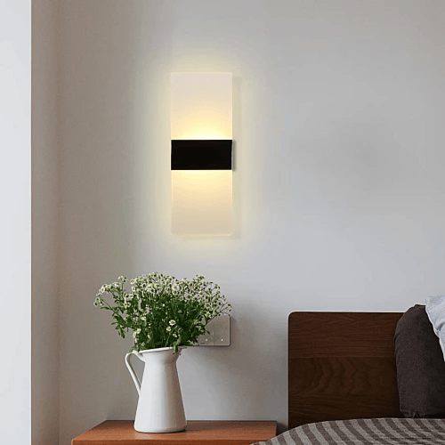 ابليك مودرن اسود+3اضاءات 3W