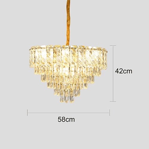 نجف مودرن ذهبي E14*9L