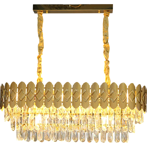 نجف مودرن ذهبي800*300 E14*10L