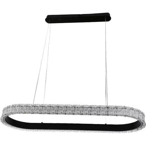 نجف مودرن اسود+3 اضاءات 75W