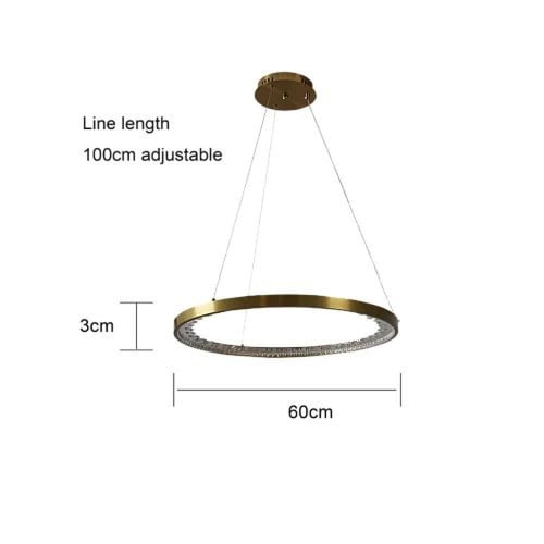 نجف مودرن زيتي+3اضاءات 42W