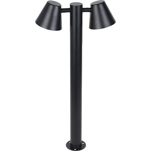 فانوس حديقة اسود مجوز 60سم GU10