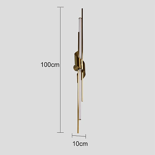 أبليك مودرن زيتي+أصفر LED 18W