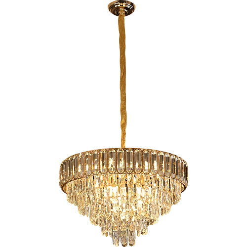 نجف مودرن قطعتين ذهبي E14*10L