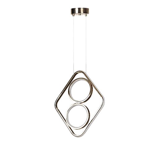 علاقي مودرن400*310 ذهبي+3اضاءات 60W