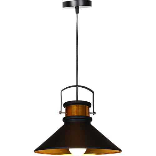 علاقي مودرن 2متر اسود+ذهبي E27*1L