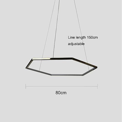 نجف مودرن ذهبي+اصفر 42W