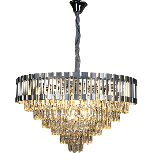 نجف مودرن فضي قطعتين E14*15L