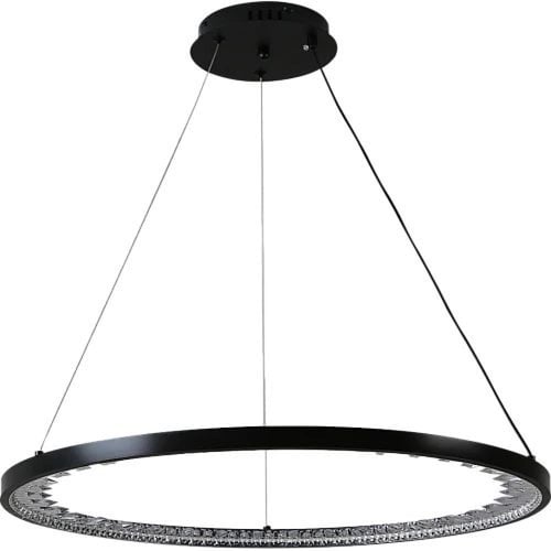 نجف مودرن اسود+3اضاءات 55W