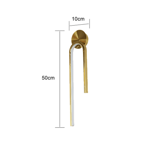 ابليك مودرن ذهبي E14*2