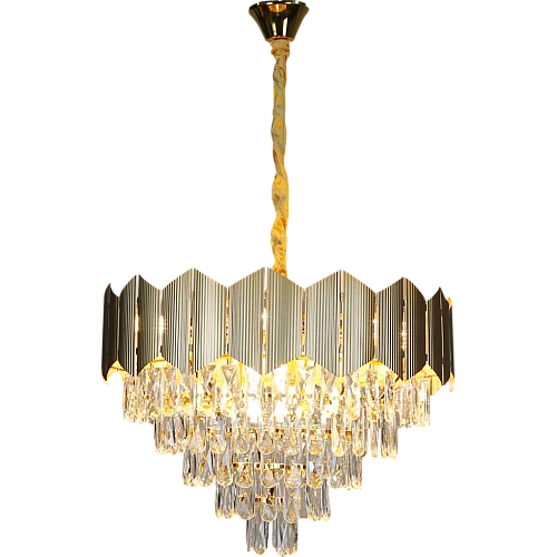 نجف مودرن ذهبي قطعتينE14*15L