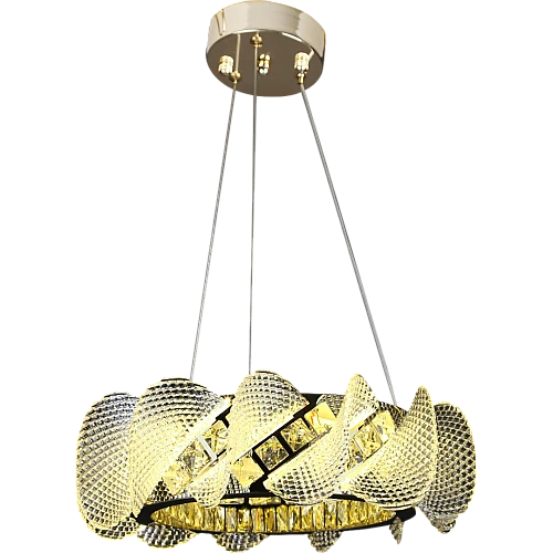 نجف مودرن ذهبي+3اضاءات 42W