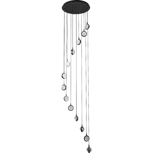 نجف مودرن ذهبي+3اضاءات 165W