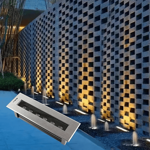 كشاف دفن ارضي توفل مسطرة 6عيون اصفر