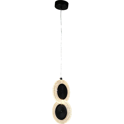 علاقي مجوز أسود+3 إضاءات 12W