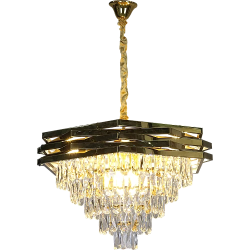 نجف علاقي كريستال ذهبي E14*9L