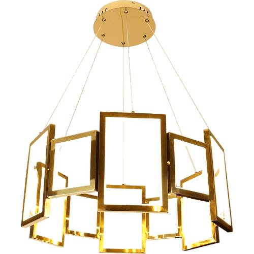 نجف مودرن ذهبي+اصفر 125W