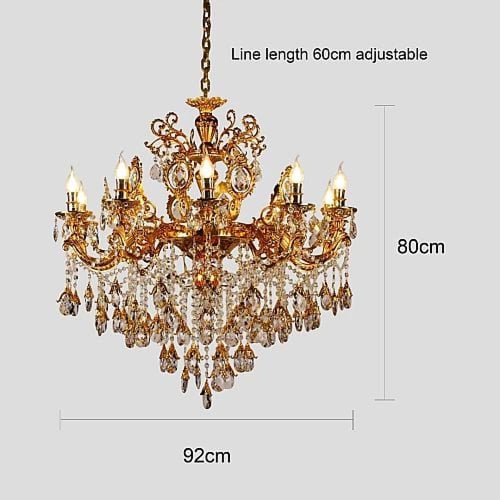 نجف شمعدان الارتفاع760 القطر820 E14*15L