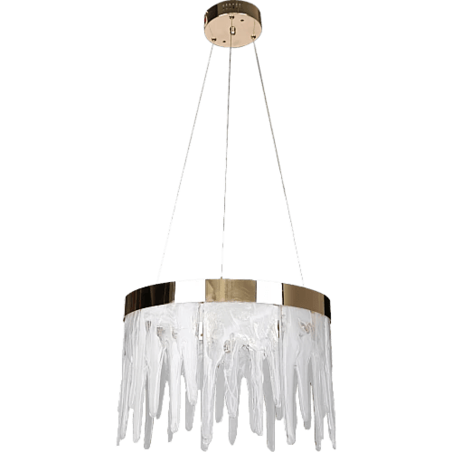 نجف مودرن قطعتين ذهبي+3اضاءات 42W