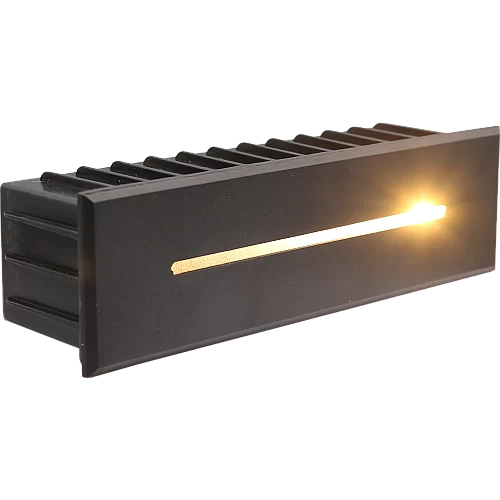 كشاف درج مستطيل دفن4.50*19سم اسود+اصفر