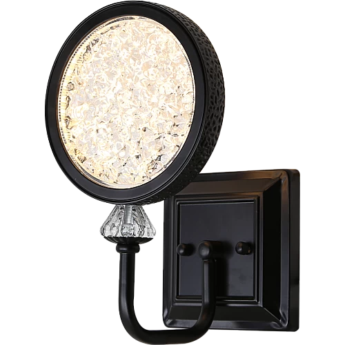 ابليك مودرن اسود+3اضاءات 7W