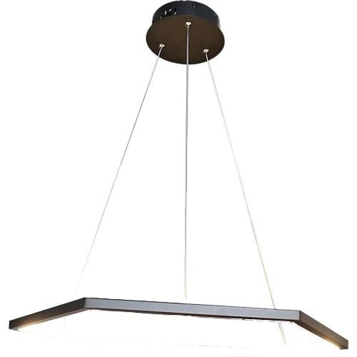 نجف مودرن اسود+اصفر 30W