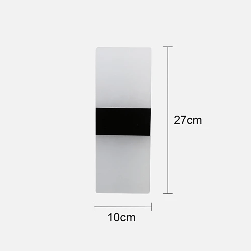 ابليك مودرن اسود+3اضاءات 3W