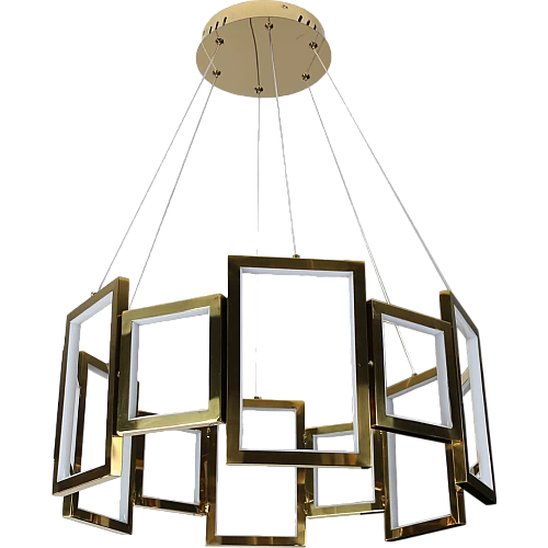 نجف مودرن ذهبي+اصفر 125W