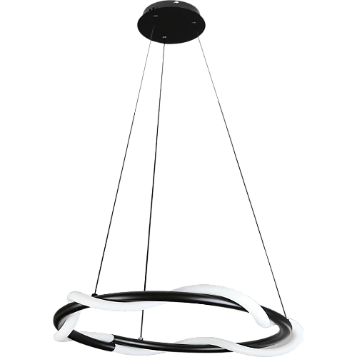 نجف مودرن اسود+اصفر 36W