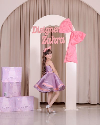 فستان زهر البنفسج