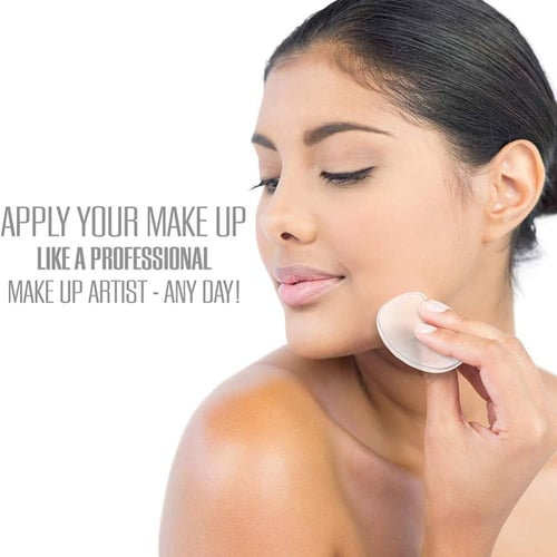 اسفنجة مكياج احترافية من جل السيليكون قابلة للغسل...