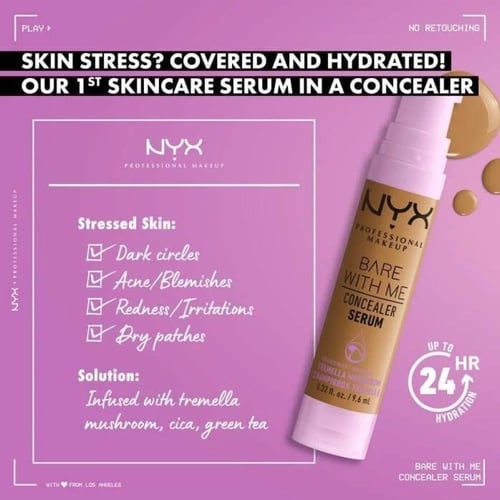 سيروم كونسيلر BARE WIYH ME من NYX درجة SAND 08
