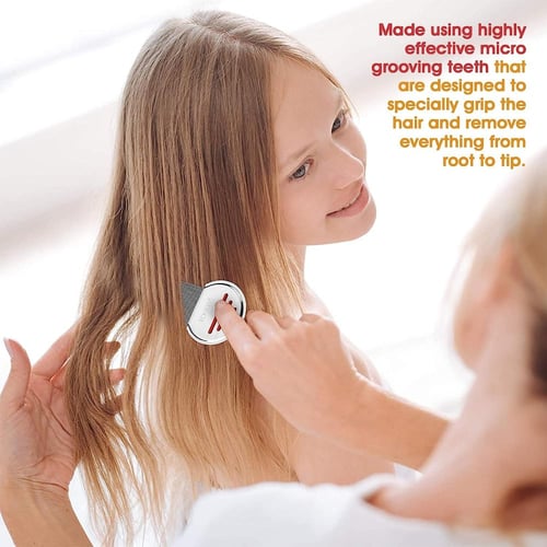 مشط ستانلس ستيل مقاوم للصداء لازالة القمل والصبئان...