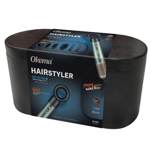 استشوار الشعر الاحترافي 6in1 من اوكيما ok-1800