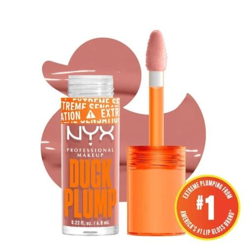 قلوس ملمع شفاه DUCK PLUMP من NYX درجة BANGIN BARE...