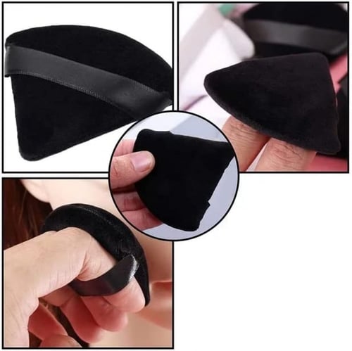 اسفنجة باف المثلثه لمزج المكياج - قطعة واحدة بلون...