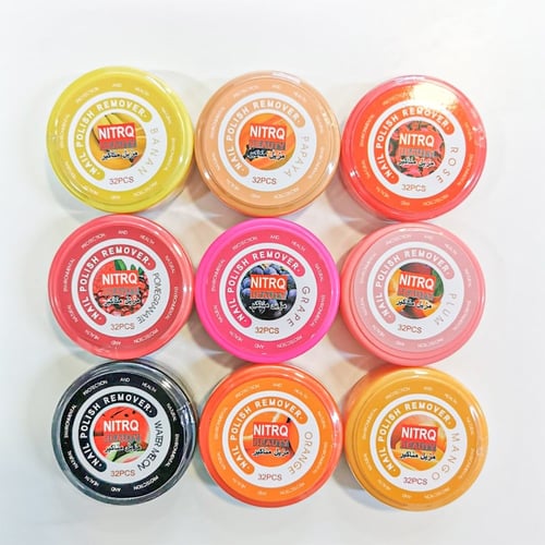 مناديل مزيل مناكير بالفواكه 24 نوع مختلف