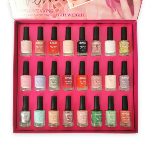 بوكس مناكير 24 قطعة من Meet Gril