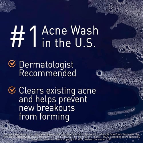 غسول كريمي لحب الشباب بنزويل بيروكسيد 4٪ للبشرة ال...